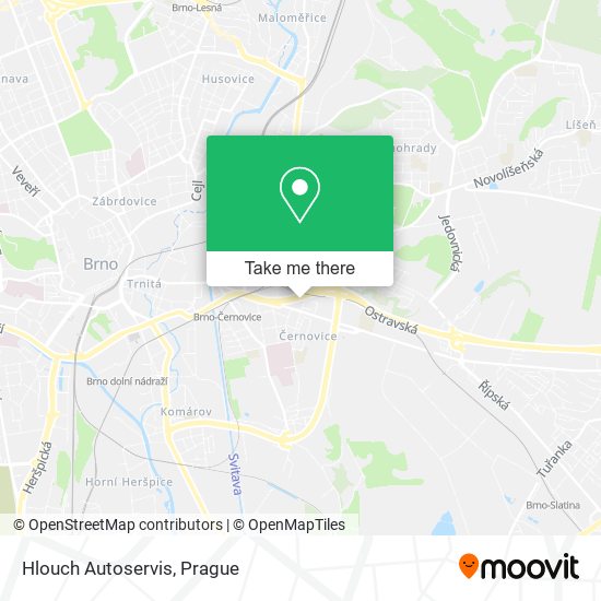 Карта Hlouch Autoservis