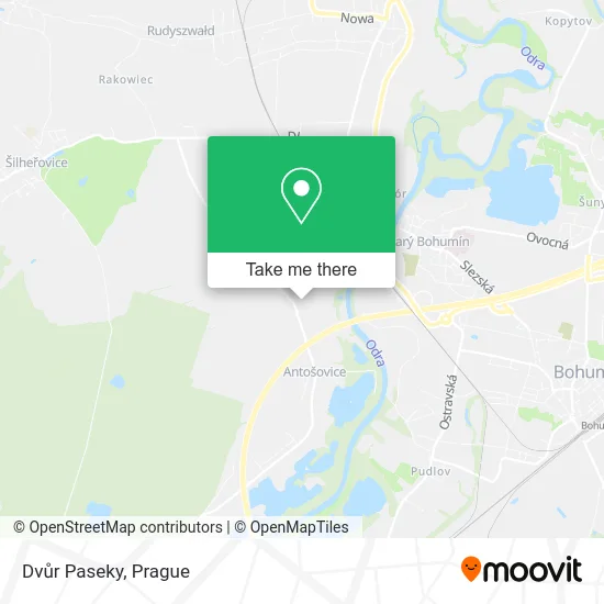 Карта Dvůr Paseky