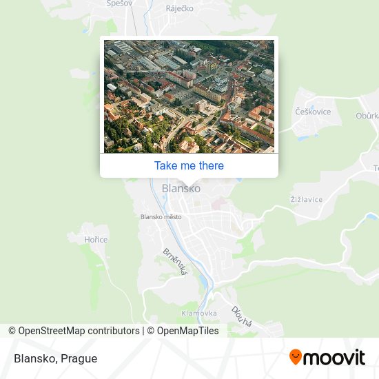 Карта Blansko