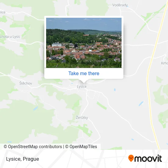 Карта Lysice