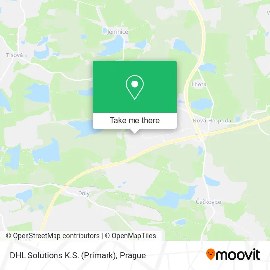 Карта DHL Solutions K.S.  (Primark)