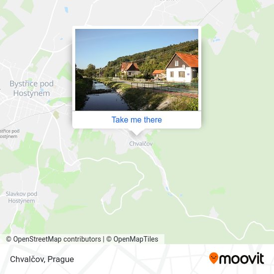 Карта Chvalčov
