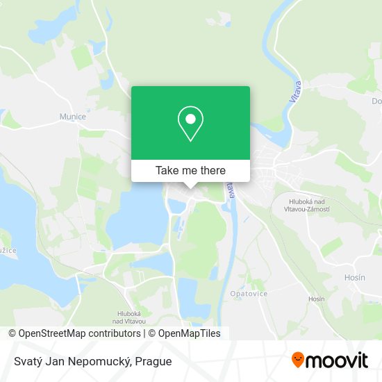 Svatý Jan Nepomucký map