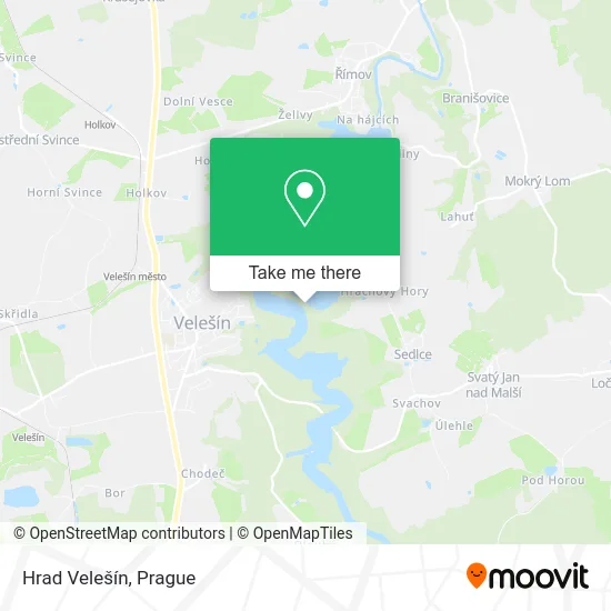 Карта Hrad Velešín