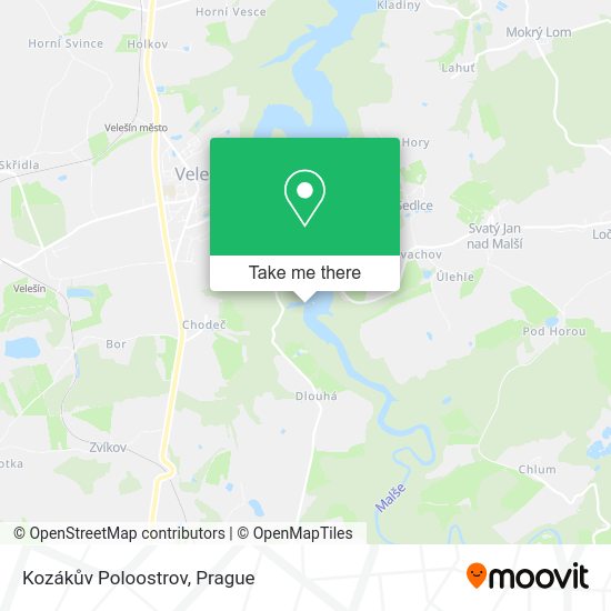 Kozákův Poloostrov map