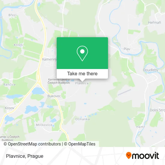 Карта Plavnice