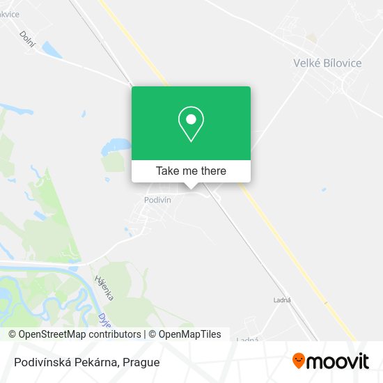Podivínská Pekárna map