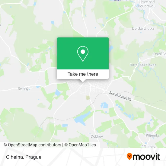 Карта Cihelna