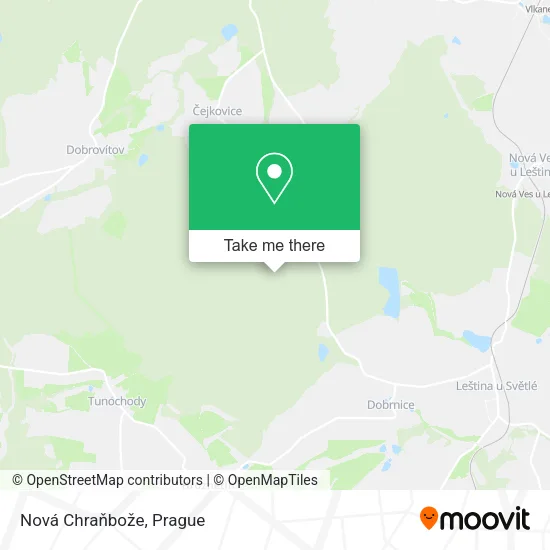 Карта Nová Chraňbože