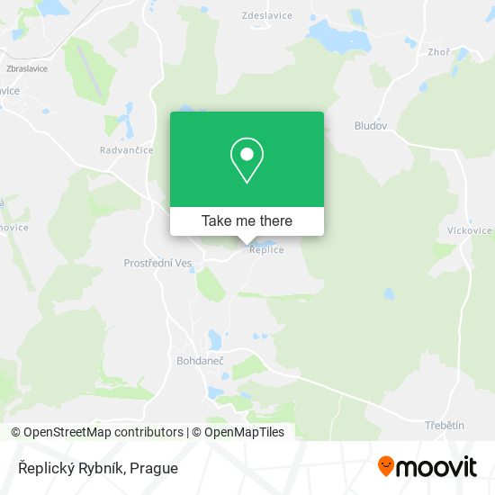 Řeplický Rybník map