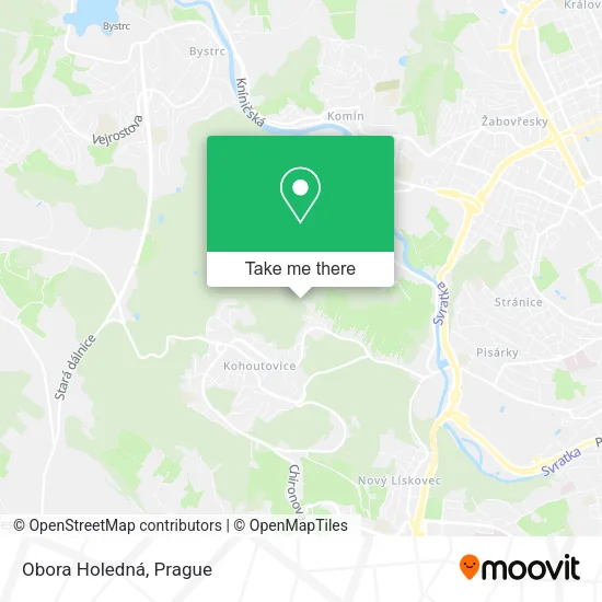 Карта Obora Holedná