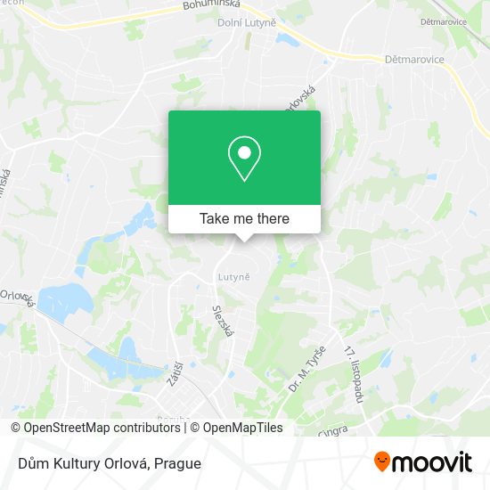 Dům Kultury Orlová map