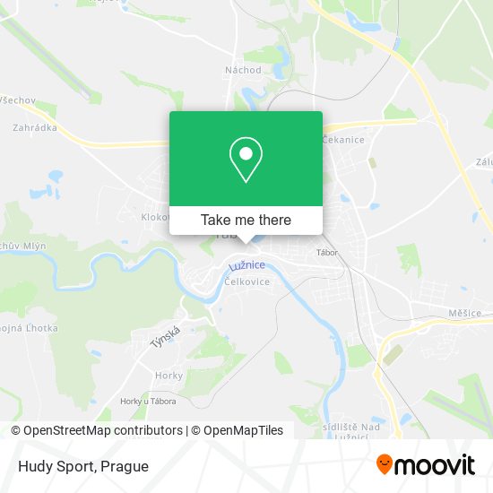 Hudy Sport map