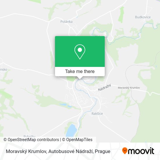 Moravský Krumlov, Autobusové Nádraží map