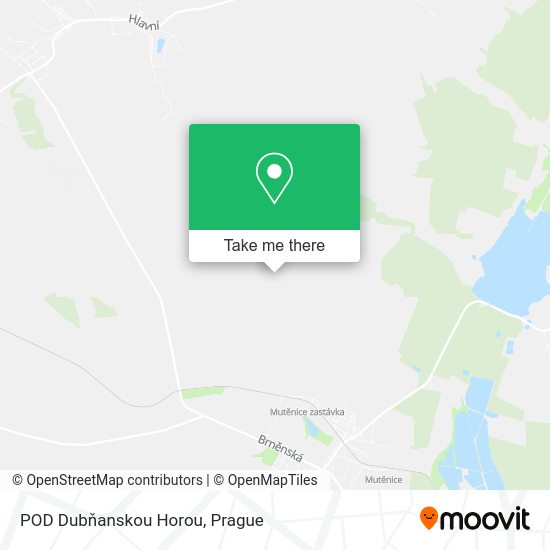 POD Dubňanskou Horou map