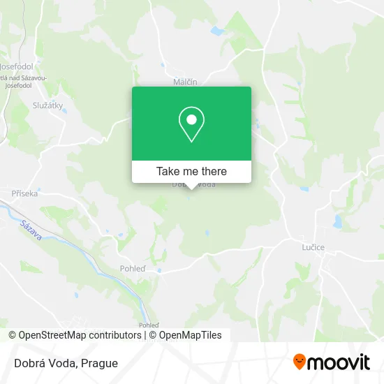 Карта Dobrá Voda