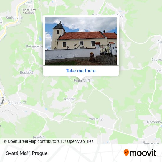 Svatá Maří map