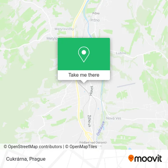 Карта Cukrárna