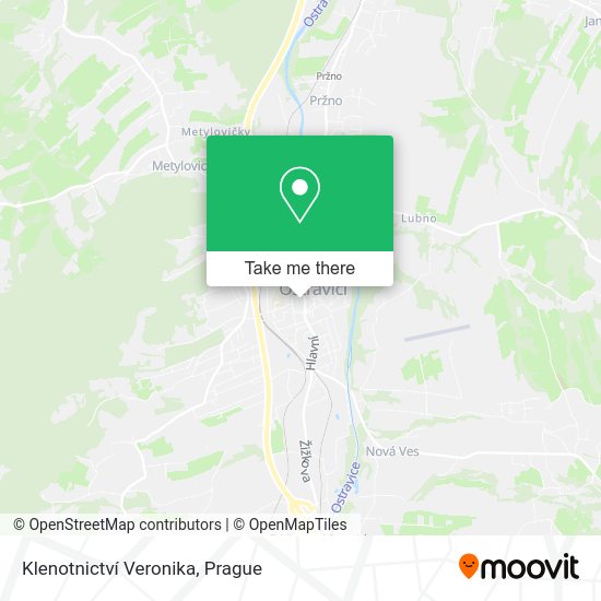 Klenotnictví Veronika map