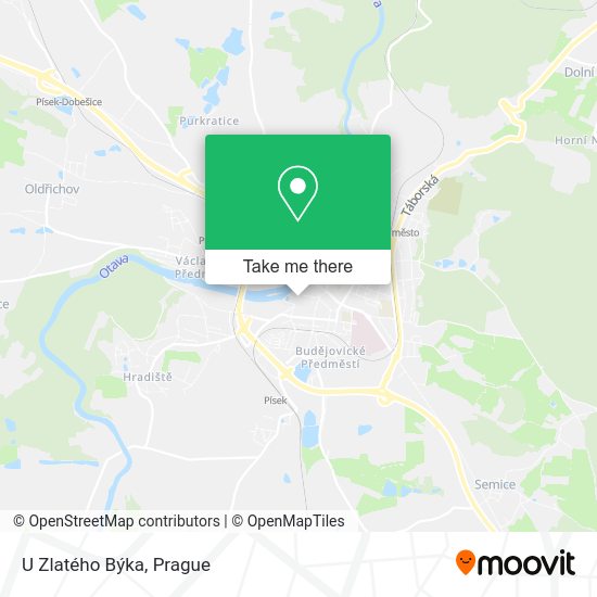 U Zlatého Býka map