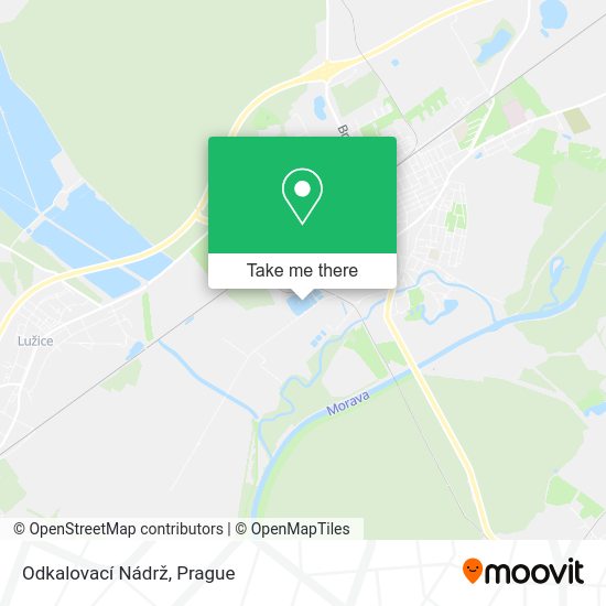 Odkalovací Nádrž map