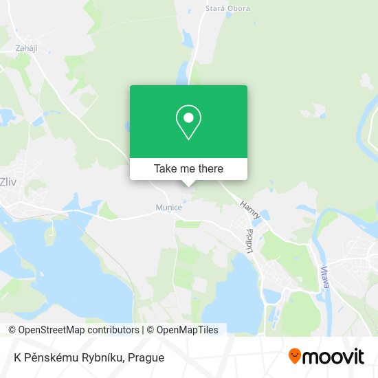 K Pěnskému Rybníku map