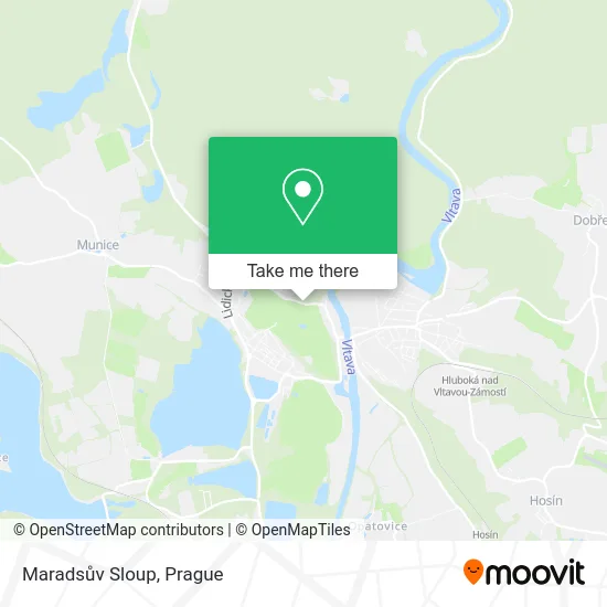 Карта Maradsův Sloup