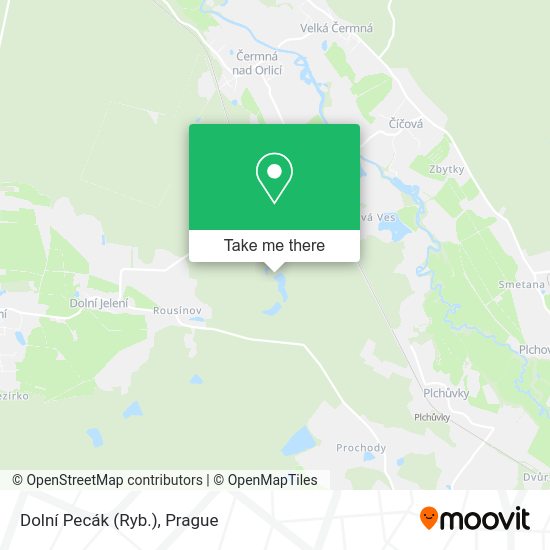 Карта Dolní Pecák (Ryb.)