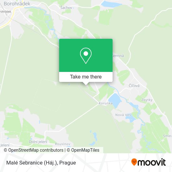 Malé Sebranice (Háj.) map
