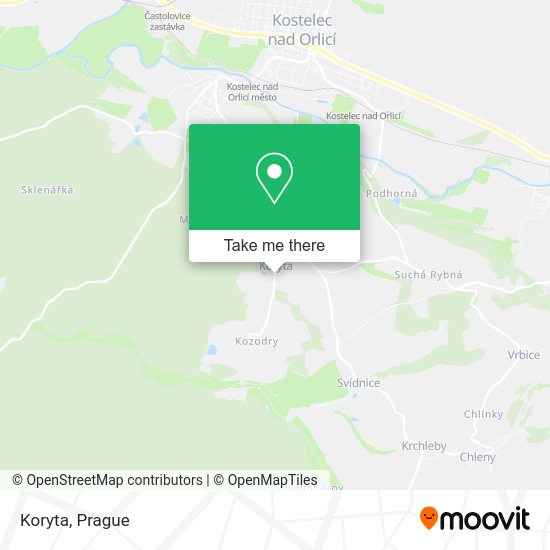 Карта Koryta