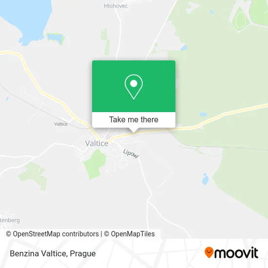 Карта Benzina Valtice