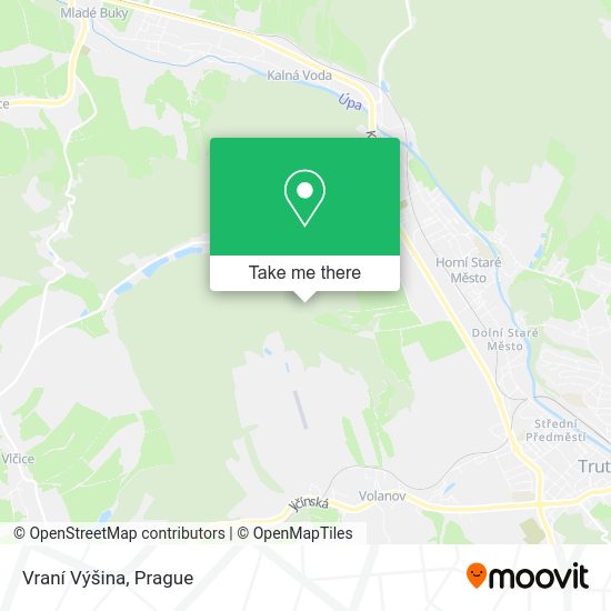Vraní Výšina map