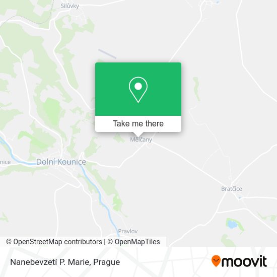 Nanebevzetí P. Marie map