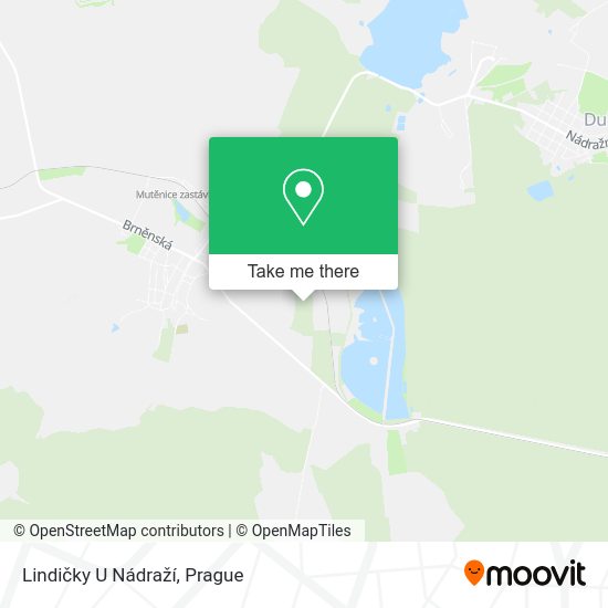Lindičky U Nádraží map