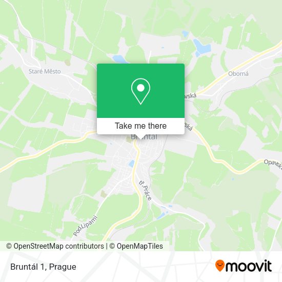 Карта Bruntál 1