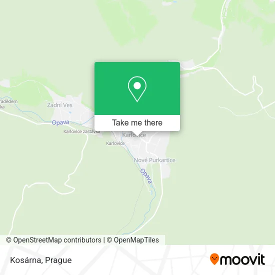 Карта Kosárna