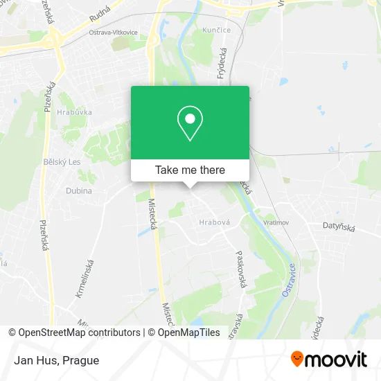 Карта Jan Hus