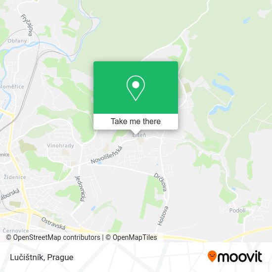 Lučištník map