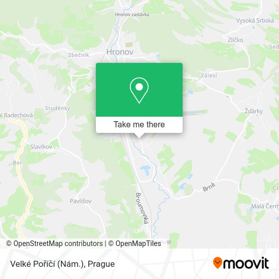 Velké Poříčí (Nám.) map