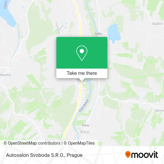 Карта Autosalon Svoboda S.R.O.