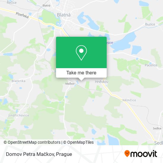 Карта Domov Petra Mačkov