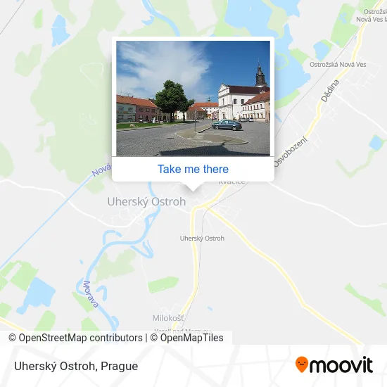 Карта Uherský Ostroh