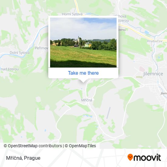 Карта Mříčná