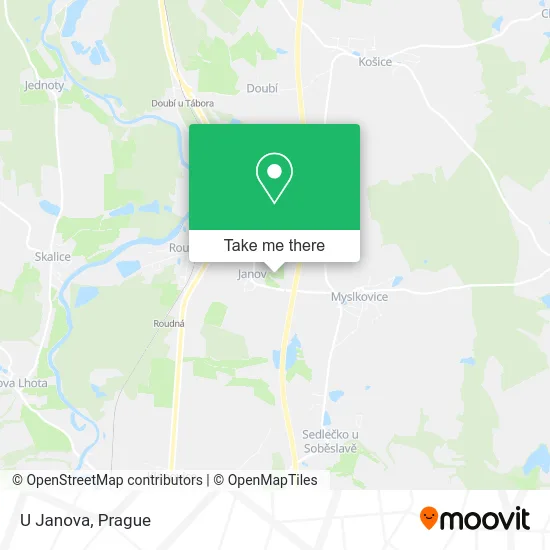 Карта U Janova