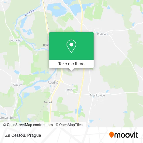 Карта Za Cestou