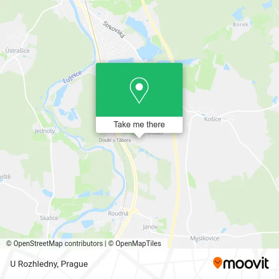 Карта U Rozhledny