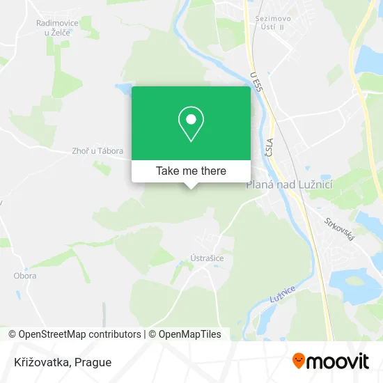 Křižovatka map