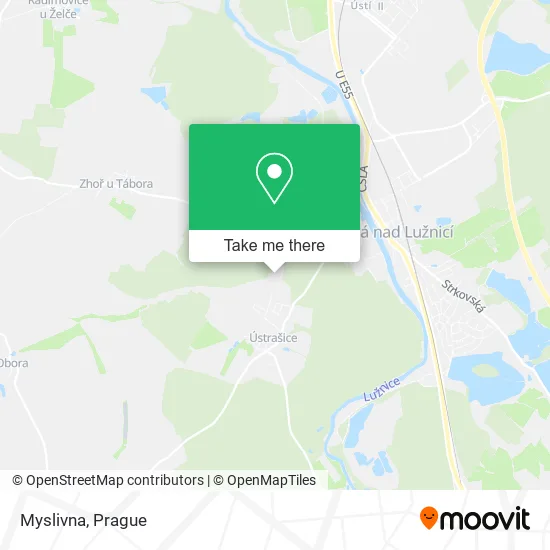 Карта Myslivna