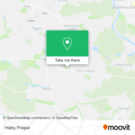 Карта Hájky