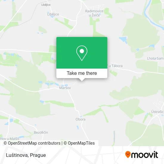 Карта Luštinova